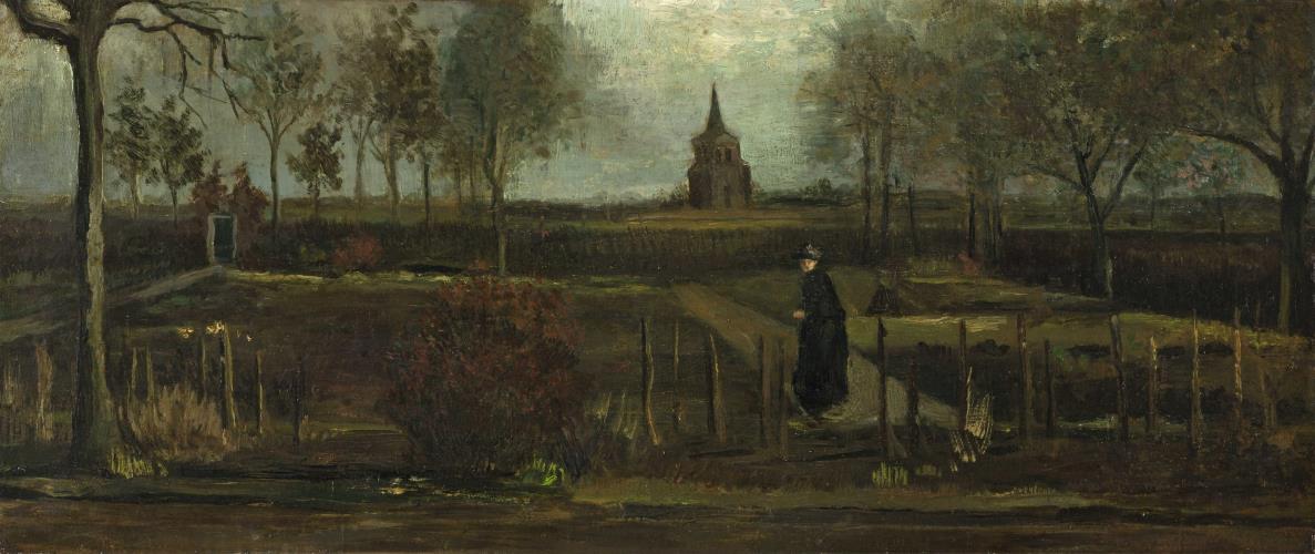 Vincent van Gogh's work "Spring Garden" stolen from the Singer Laren museum, Groningen, Netherlands - 17 Oct 2013