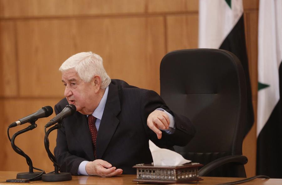 Syrian Foreign Minister Walid al-Moallem 