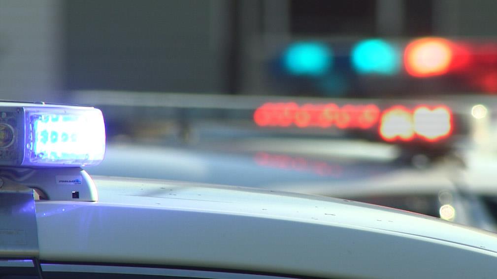 police lights day
