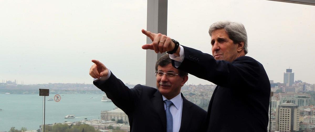 AHMET DAVUTOGLU - JOHN KERRY